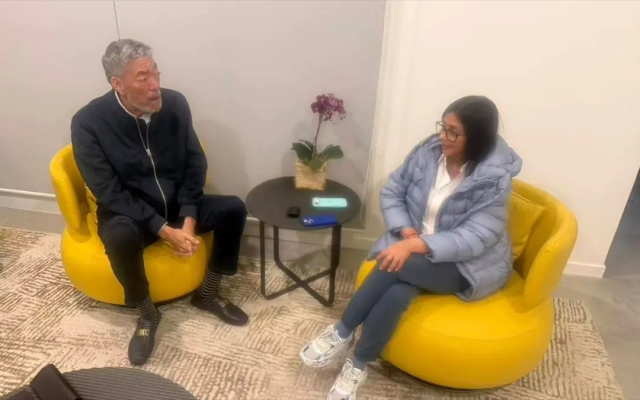 Dominicano Miguel Mejía se reúne con presidenta venezolana
