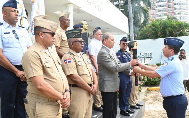 COD recibe la antorcha de los Juegos Militares y Policiales