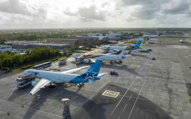 Aeropuerto de Punta Cana con récord de vuelos y pasajeros