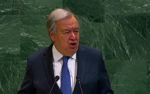 Secretario de ONU ve hay caos mundial; pide reformar normas