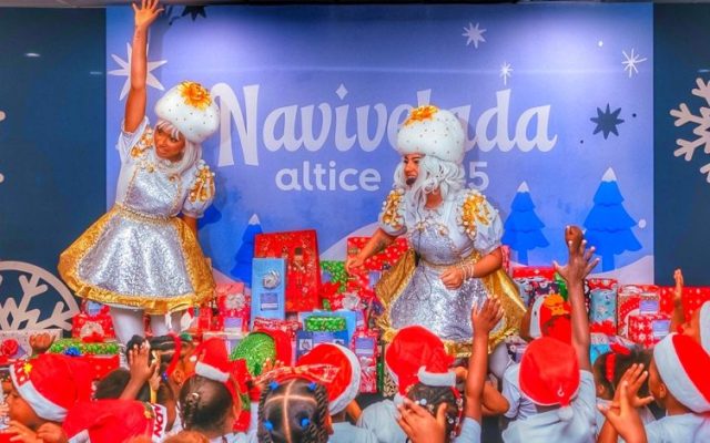 Más de cien sonrisas brillan en Navivelada de Fundación Altice
