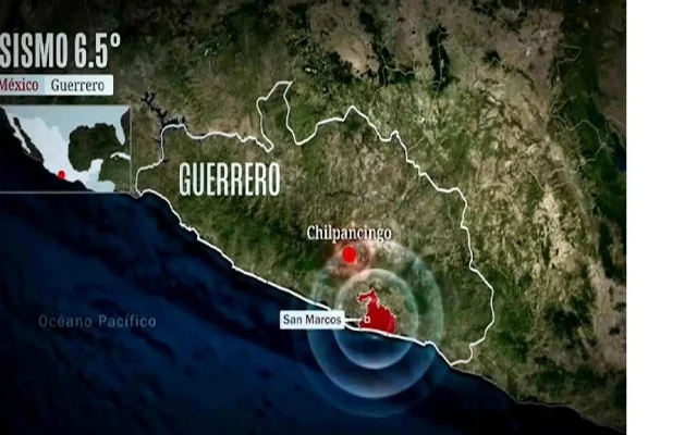 Ascienden a dos muertos por sismo de 6,5 grados en México