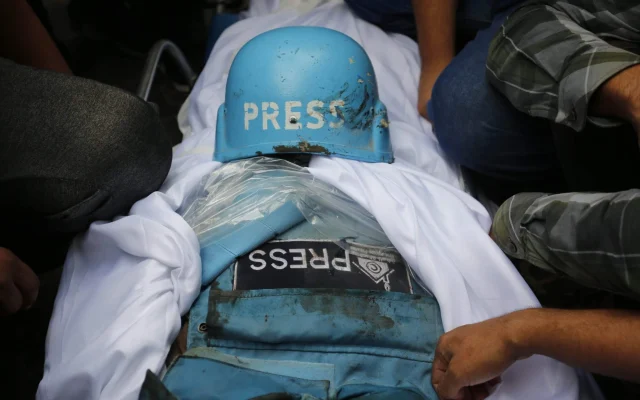 La FIP eleva a 128 periodistas muertos 2025, 56 en Palestina