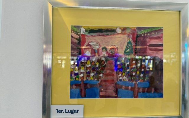 Niñas del Taller de Artes Alma Vásquez ganan Pinta la Navidad