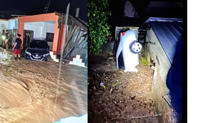 Lluvias desbordan río y anegan comunidades Gaspar Hernández