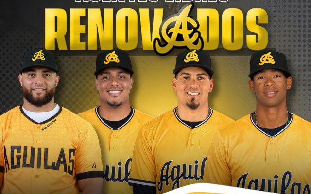Águilas renueva contrato Reyes, Fernández, Mejía y González