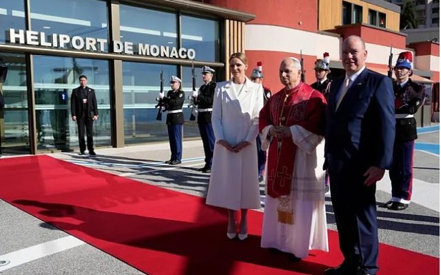 El Papa León XIV llegó este sábado al Principado de Mónaco