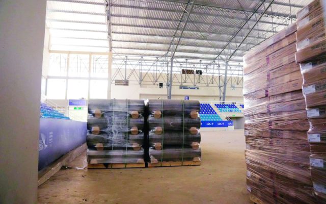 Pabellón de Voleibol recibe equipamiento para los JCC 2026