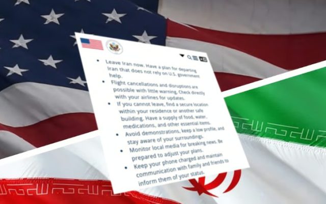 Estados Unidos pide a sus ciudadanos que salgan de Irán
