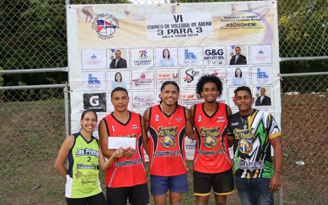 Moca se corona campeón del Torneo Voleibol de Villa Tapia