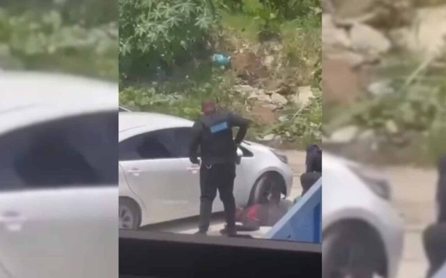 Video muestra PN ultimando haitiano, postrado en el suelo