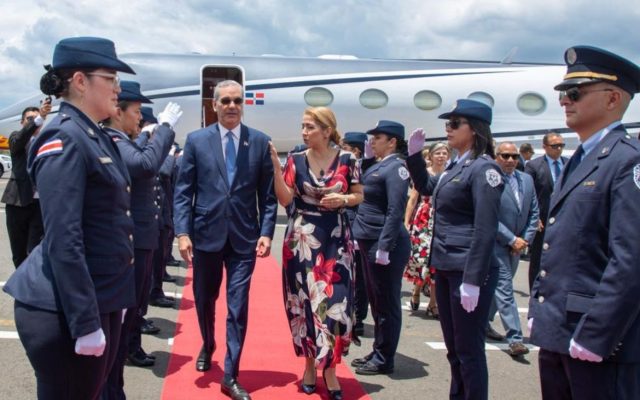 Presidente de Rep. Dominicana llegó este jueves 7 a Costa Rica