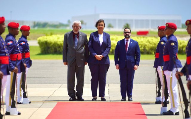 La Presidenta de Surinam inicia visita oficial a Rep. Dominicana