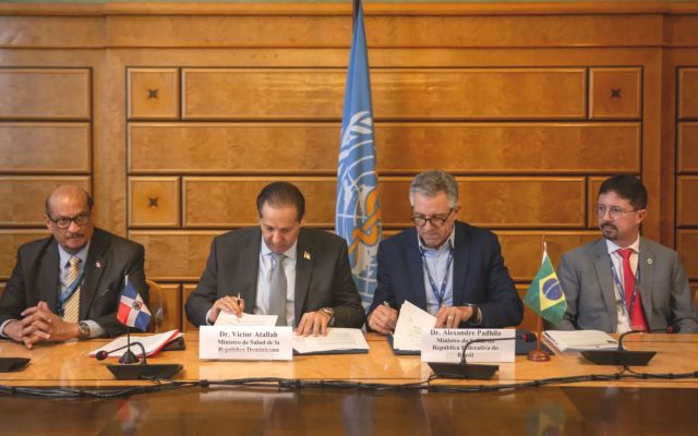 RD y Brasil firman memorando fortalecer cooperación en salud