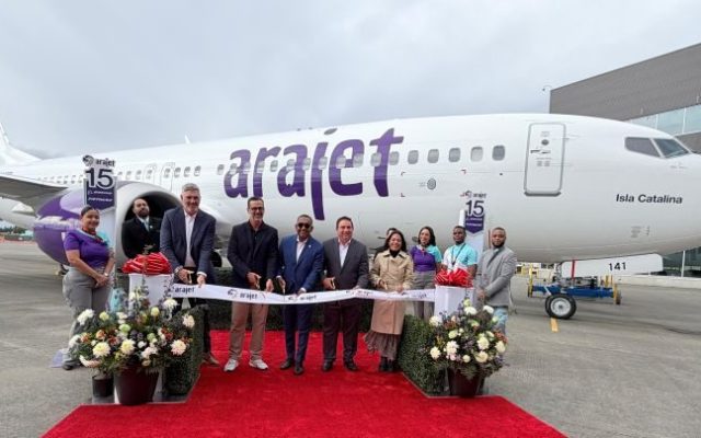 Aerolínea de la RD adquiere en Seattle su décimo quinto avión