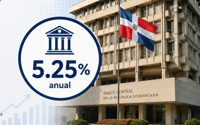 BCRD mantiene su tasa de política monetaria en 5.25 %