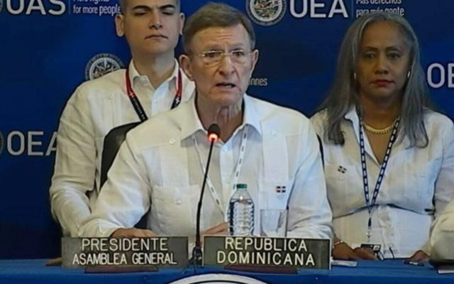 RD denuncia acciones contra orden constitucional en Bolivia