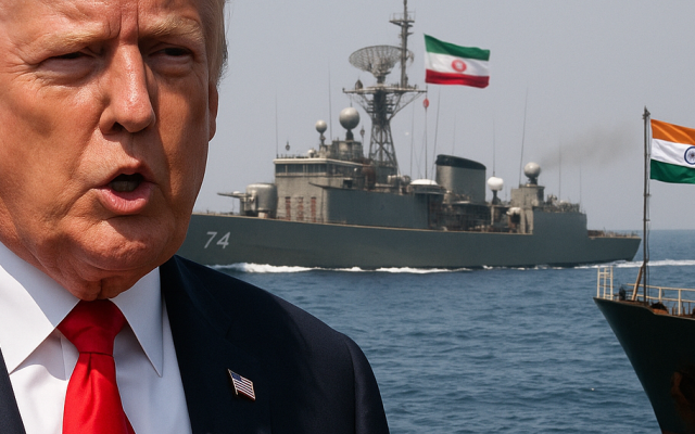 Trump condena ataque iraní a barcos indios salían de Ormuz