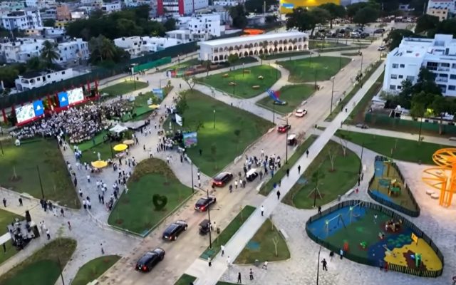 Presidente RD y Alcaldesa DN inauguran Paseo 30 de Mayo