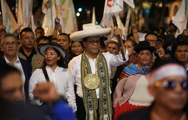 PERU: Roberto Sánchez exige en una marcha «justicia electoral»