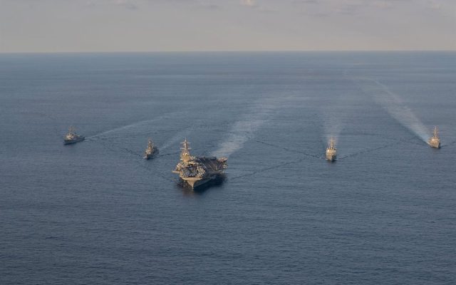 Corea del Norte ve maniobras EEUU y Japón ensayo de guerra