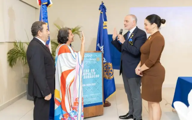 Arbaje asume presidencia Club Rotario SD período 2026-2027