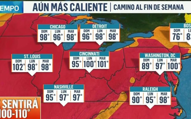 EEUU: Ola calor extremo afecta más de 200 millones personas