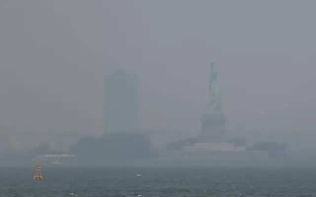 CANADA: Humo de incendios asfixia gran parte de los EEUU