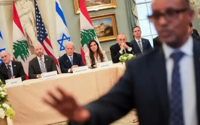 Delegaciones de Líbano, Israel y EEUU buscan un acuerdo de paz