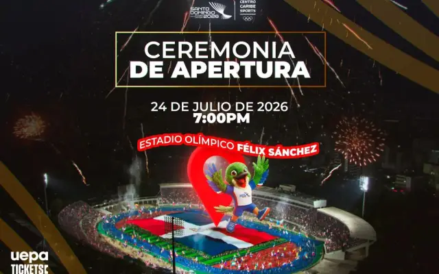 Ya están a la venta entradas para inauguración de JCC 2026