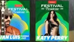 Juan Luis Guerra y Katy Perry en primer y segundo día festival