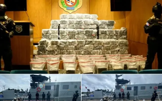 Ocupan 1,360 paquetes de cocaína frente a costas de Baní