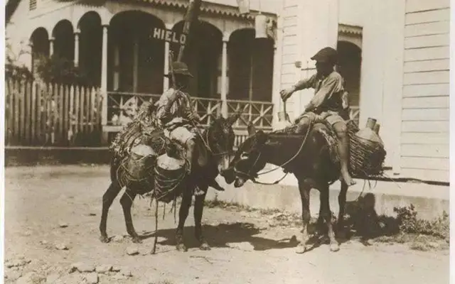 Recuerdo de los vendedores callejeros de agua