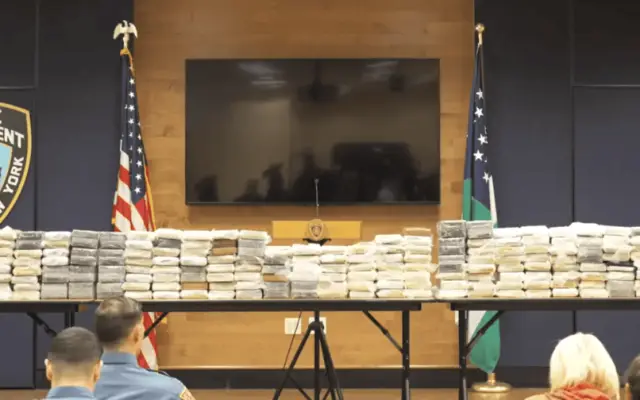 Nueva York incauta 263 kilos de cocaína, el mayor en una década