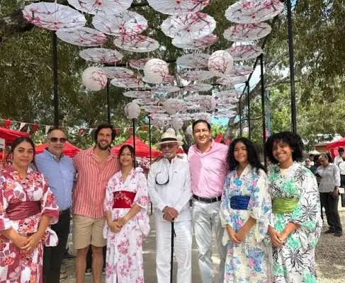 Festival cultural japonés en La Vigía, Dajabón