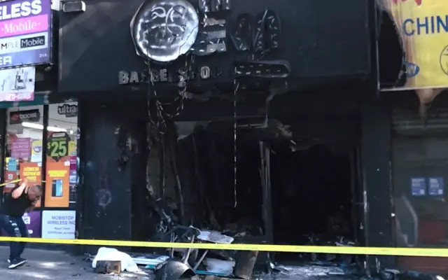 NY: Cinco heridos deja incendio en una barbería dominicana