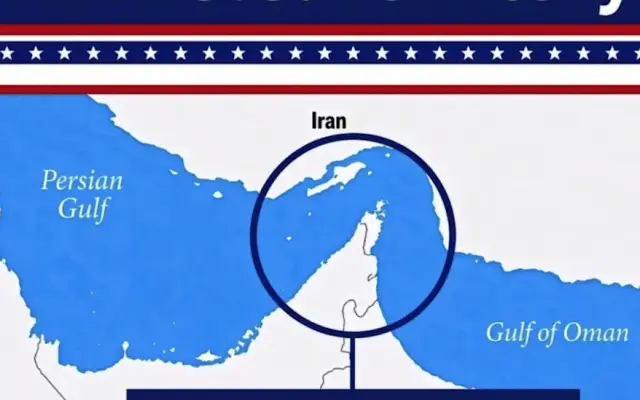 Trump publica imagen declara a estrecho de Ormuz territorio EU