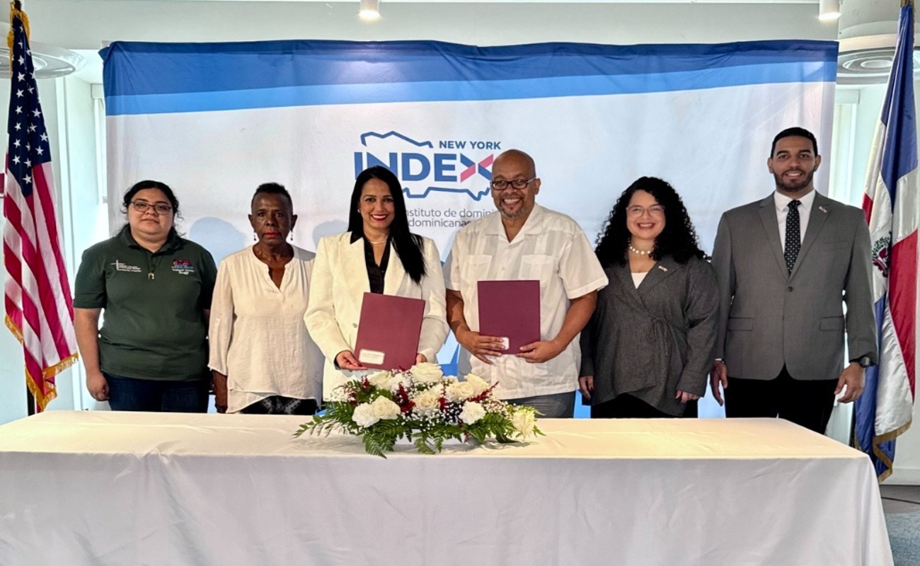 Index firma acuerdo con Alianza Dominicana por la diáspora