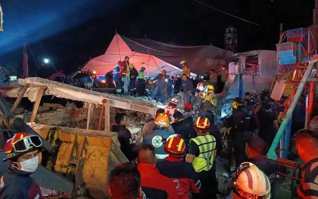 MEXICO: Diez muertos y 64 los heridos en explosión pirotecnia