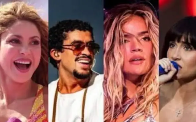 Shakira, Bad Bunny, Aitana y Karol G, ganadores Premios Juventud
