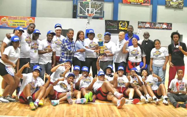Los Mina conquista título del TBS Femenino Santo Domingo
