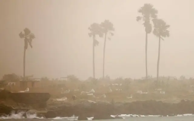 Polvo Sahara limita lluvias RD, mantiene temperatura calurosa