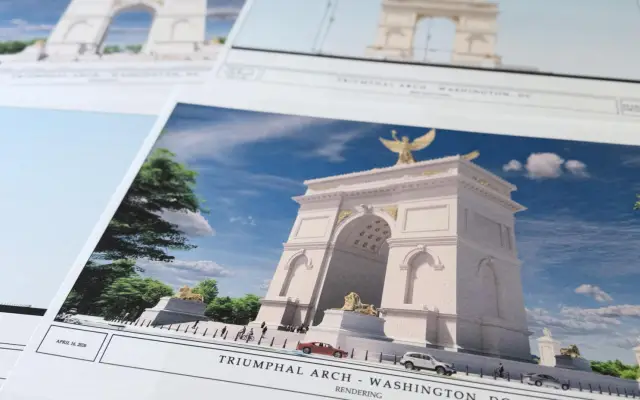 EEUU anuncia Arco del Triunfo albergará base drones militares