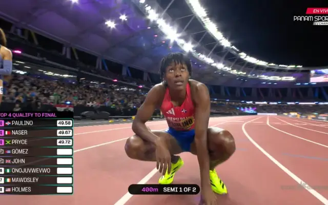 Marileidy Paulino avanza a la final del Mundial de Atletismo