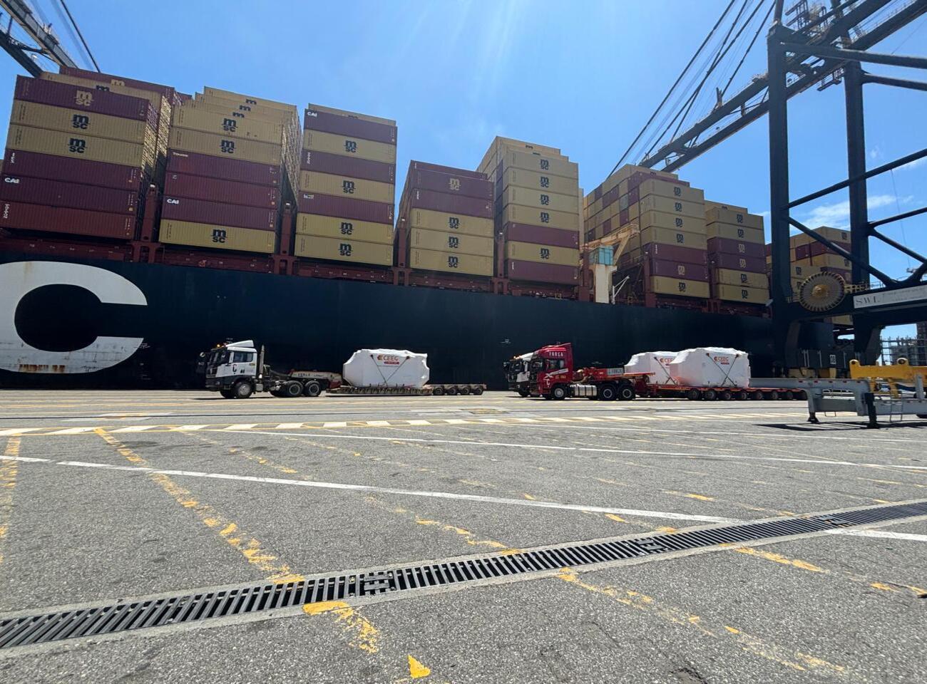 Edeeste recibe tres transformadores con inversión de RD 515 millones