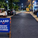 Caasd asfalta 12,595 metros cuadrados de calles en Santo Domingo