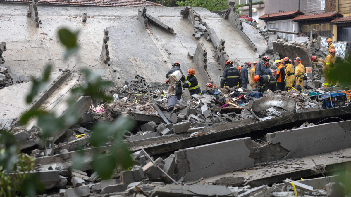 Derrumbe en São Paulo deja dos muertos y cuatro desaparecidos