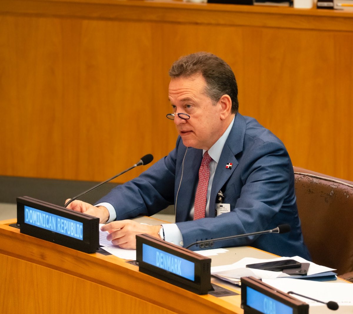 Bisonó pide en la ONU completar fuerza de 5,550 efectivos en Haití