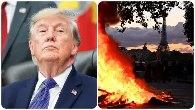 Trump: Francia está en llamas y destrozada por la inmigración