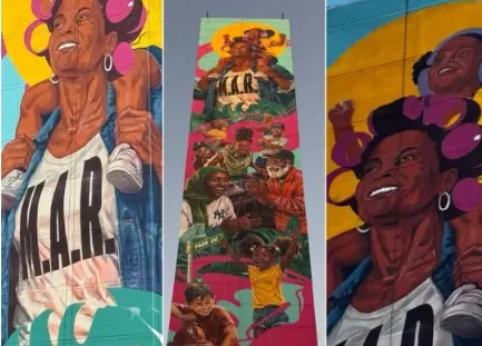 NY: Dominicano pinta en El Bronx el mural más alto de EU